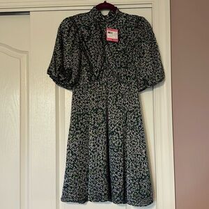 NWT Kate Spade Floral Green Dress - Size 2